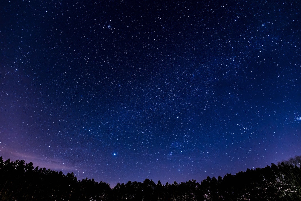 Stars in the night sky.